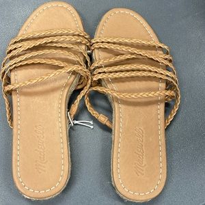 Brand New Madewell Strappy Slides!  Very Trendy!